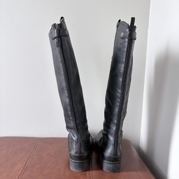 Sam Edelman Penny Leather Riding Boots - Black - Picture 6 of 10